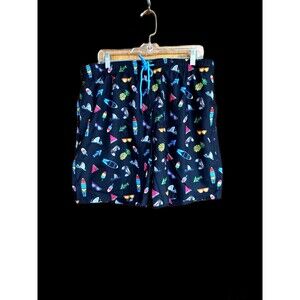 NWT Broken Thread XL Men's Swim Trunks Elastic Waist With Drawstring